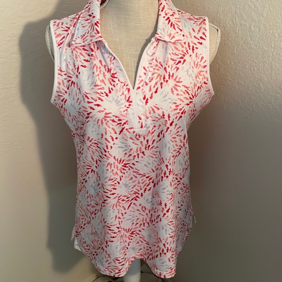 Pebble Beach Tops - Pebble Beach Dry-Luxe Performance Woman’s Golf Top Size Large